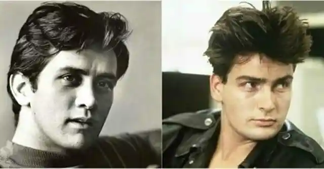 Martin Sheen And Charlie Sheen — Age 20