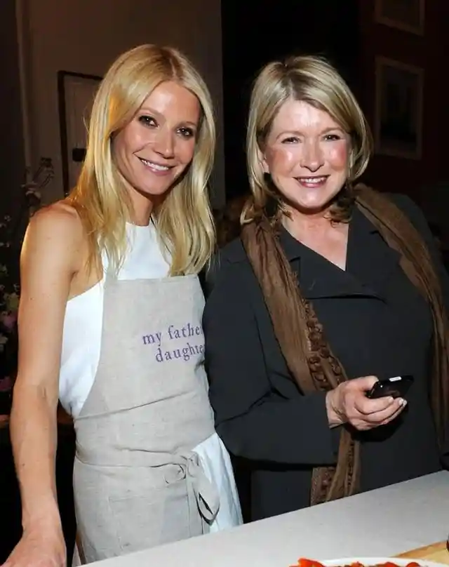 Martha Stewart and Gwyneth Paltrow