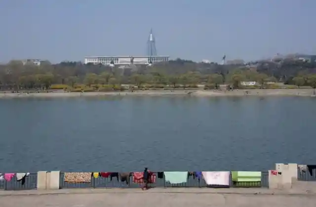 Taking Pictures of Kim IL Sung Statue Is Prohibited