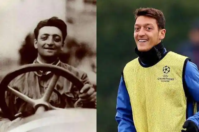 14. Mesut Ozil And Enzo Ferrari