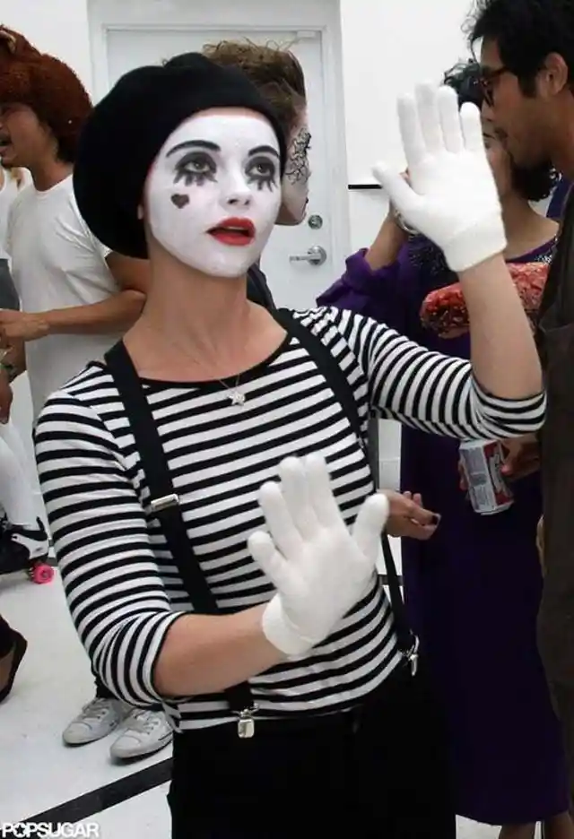 Christina Ricci as a Mime