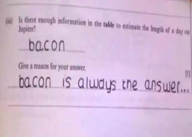 When In Doubt, Choose Bacon