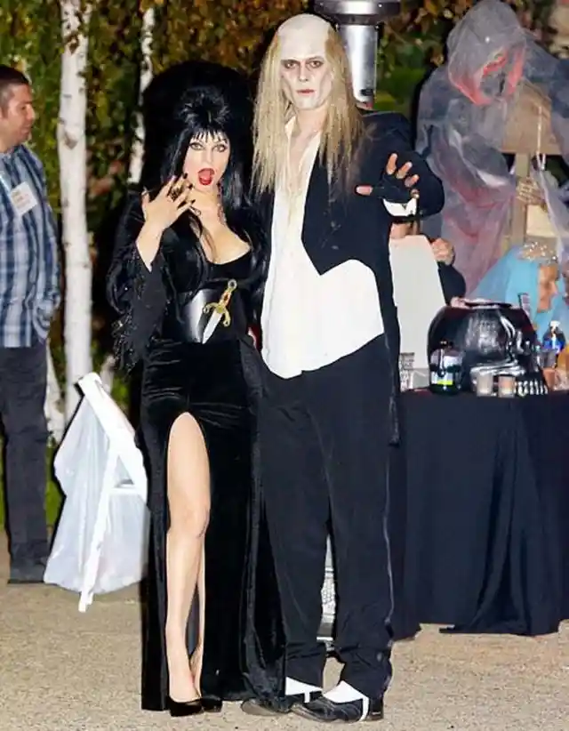 Josh Duhamel and Fergie as Riff Raff and Elvira