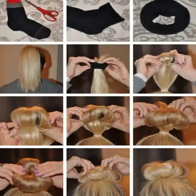 Socks For Your Hair Buns