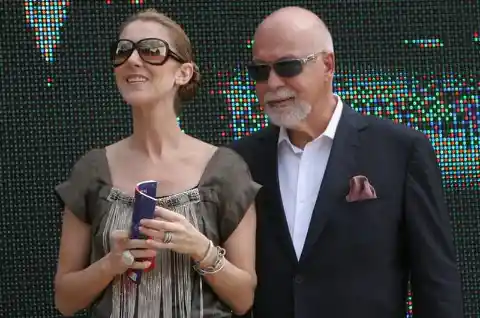 Celine Dion and Rene Angelil