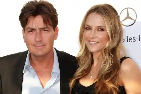 Charlie Sheen and Brooke Mueller