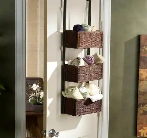 Use A Hanging Closet Organizer For Bathroom Essentials