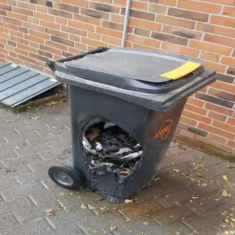 Someone took the “dumpster fire” concept too far