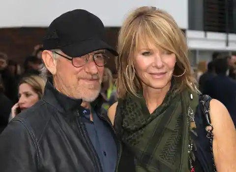 Kate Capshaw and Steven Spielberg