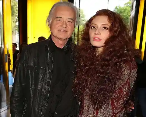 Jimmy Page and Scarlett Sabet (46 Years)