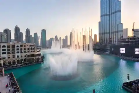 La fuente de Dubai