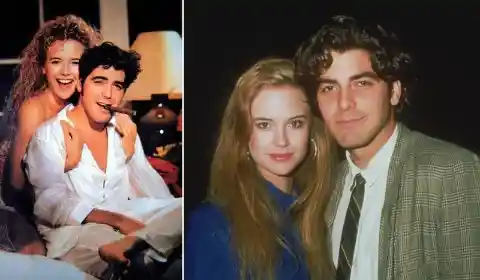 Kelly Preston and George Clooney