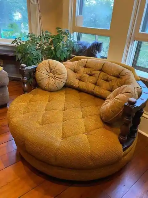 A Stunning Golden Couch