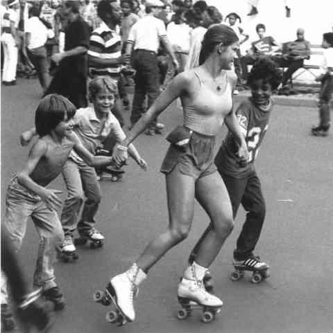 Quad Roller Skates and Disco in the 1970s