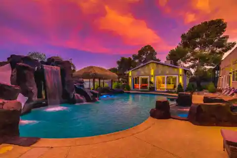 A Grand Villa with an Expansive Sports Court