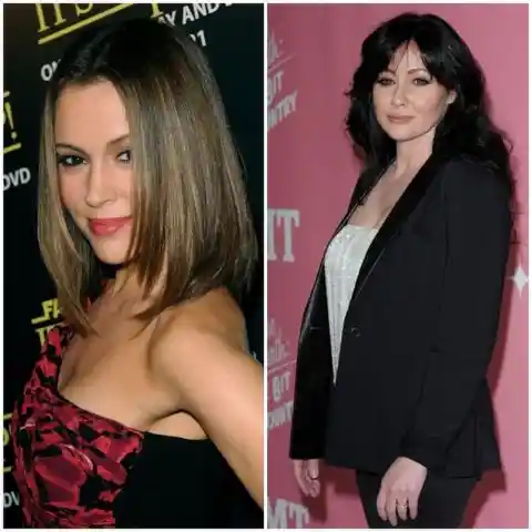 Shannen Doherty and Alyssa Milano