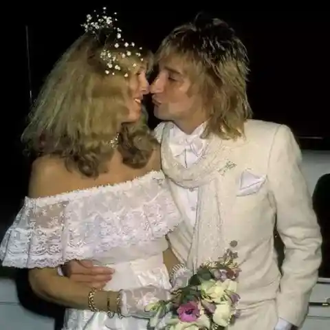 Alana Hamilton and Rod Stewart (1979)