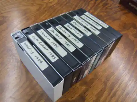 VHS Tapes Of Random Home Movies