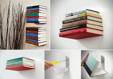 Floating Bookshelves