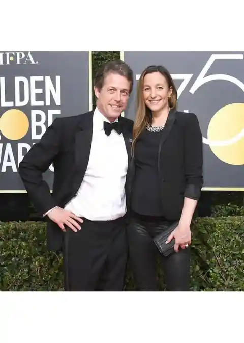 Hugh Grant & Anna Eberstein