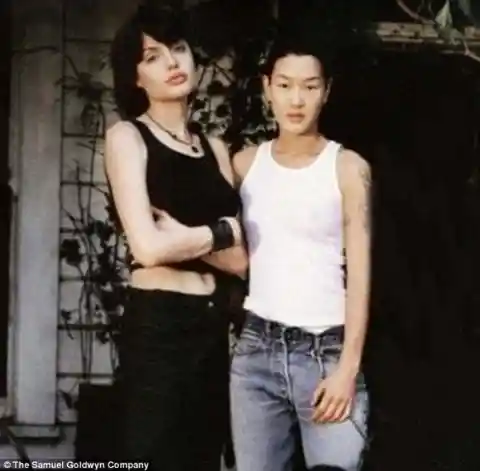 Angelina Jolie and Jenny Shimizu