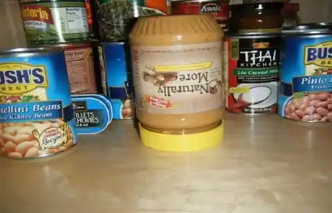 Store Your Peanut Butter Upside Down