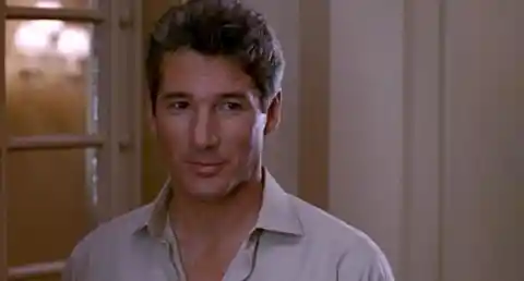 2. Speaking of the cover, notice how Richard Gere's hair is brown? Well, in the movie it's gray. Oops.