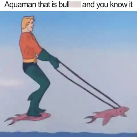 Aquaman and his weird way of saving people