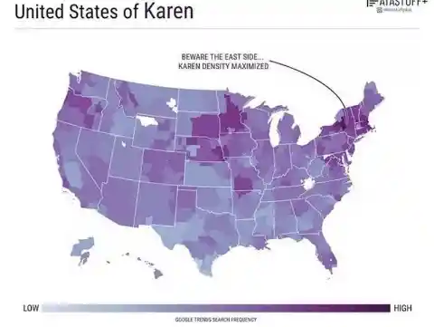 The State with the Most Karens