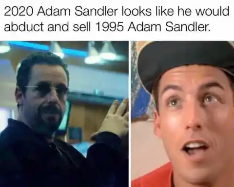 A Different Look for Adam Sandler