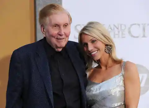 Malia Andelin and Sumner Redstone