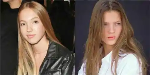 Lila Grace Moss Hack and Kate Moss at 14