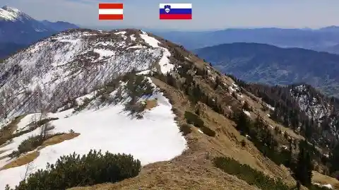 Slovenian Border With Austria