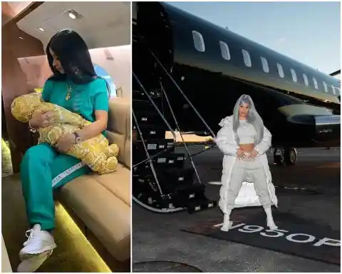 Cardi B’s luxurious jet