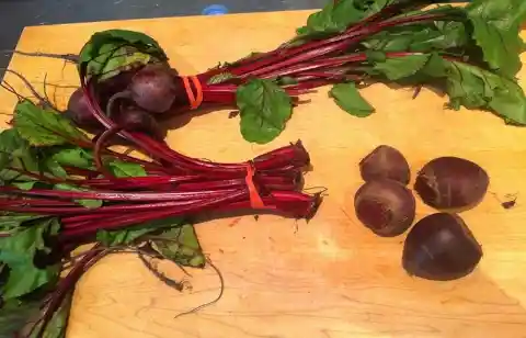 Chop Off Beetroot Leaves