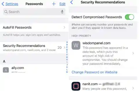 Extra Security for Your Stored Passwords (iOS 14)