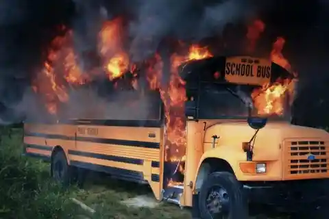 Burning Bus