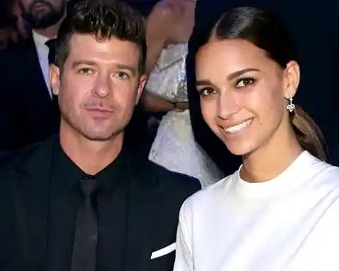 Robin Thicke and April Love Geary (18 Years)