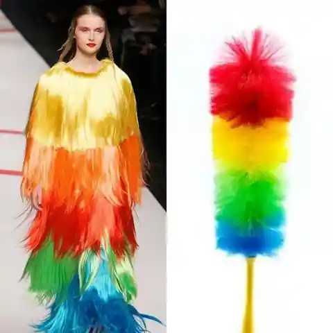 Rainbow Feather Duster