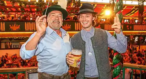 Arnold Schwarzenegger and Patrick Schwarzenegger