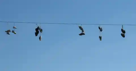 Shoes On Power Line 