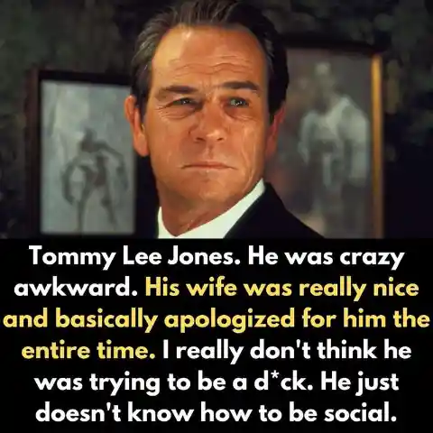 A Socially Awkward Tommy Lee Jones