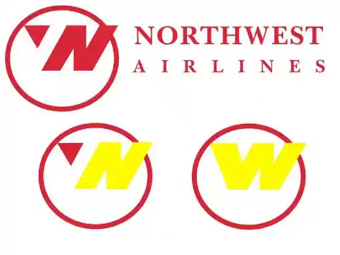 Northwest Airlines and its odd logo