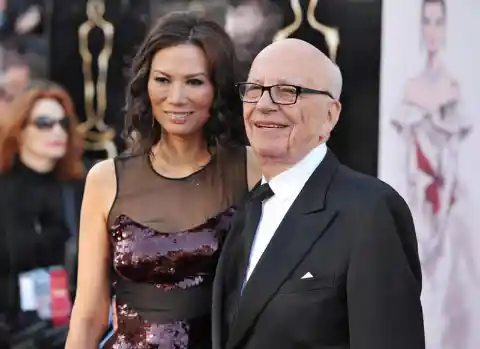 Wendi Deng y Rupert Murdoch