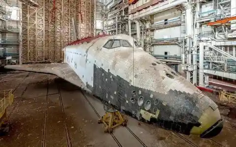 Abandoned Space Shuttle - Baikonur Cosmodrome, Russia