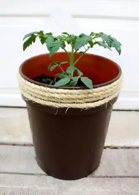 Planters Made From Buckets