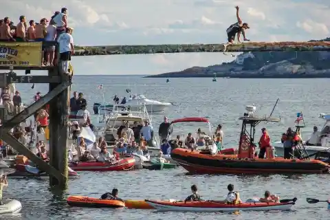 Greasy Pole Competition