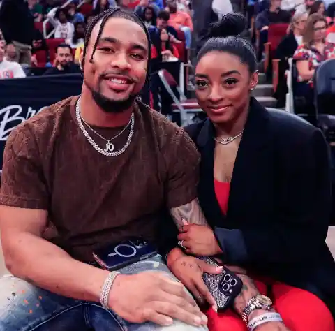 Jonathan Owens & Simone Biles