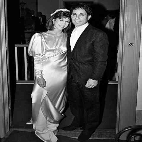 Carrie Fisher and Paul Simon (1983)