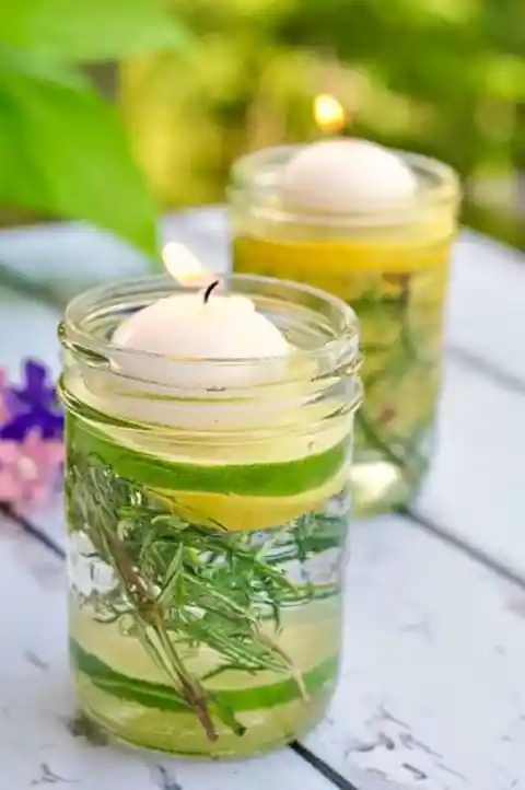 Candles Made At Home With Citronella